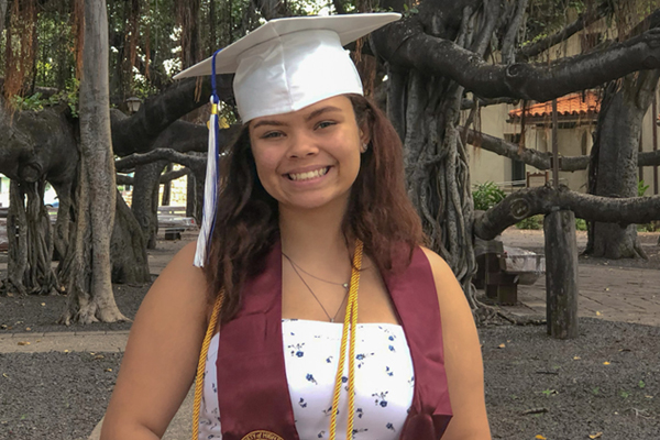 Girl in Graduation Cap