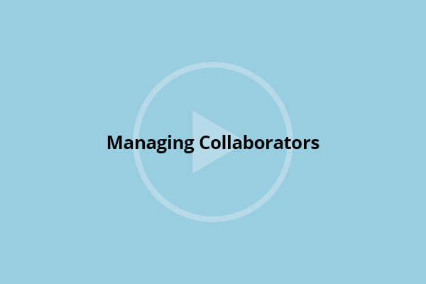 Managing Collaborators